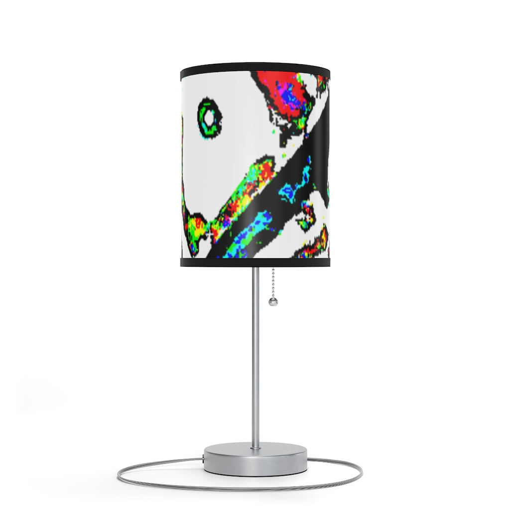 Painted Money Lamp on a Stand, US|CA plug