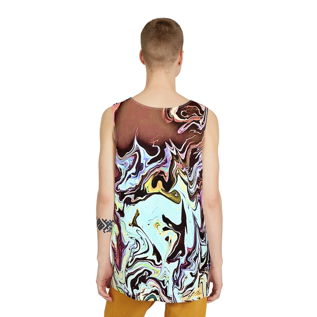 CDEJ Turquoise Print Tank