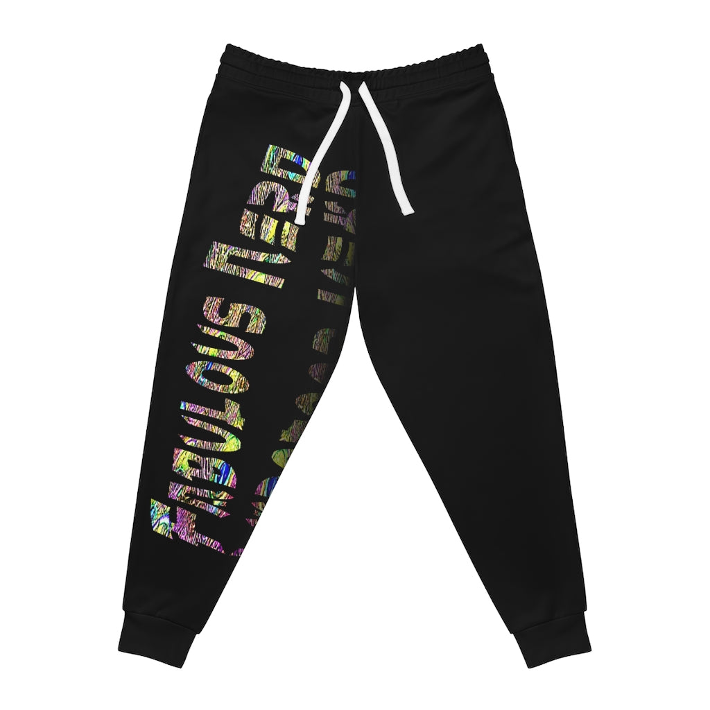 Graphic "Fabulous Nerd"  Athletic Joggers