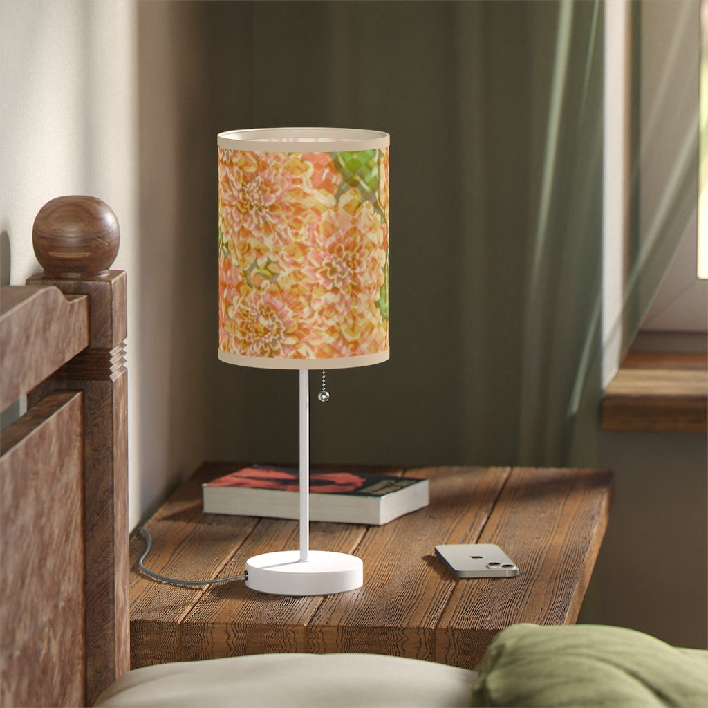 Floral Lamp on a Stand, US|CA plug