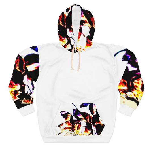 Floral Branded AOP Unisex Pullover Hoodie