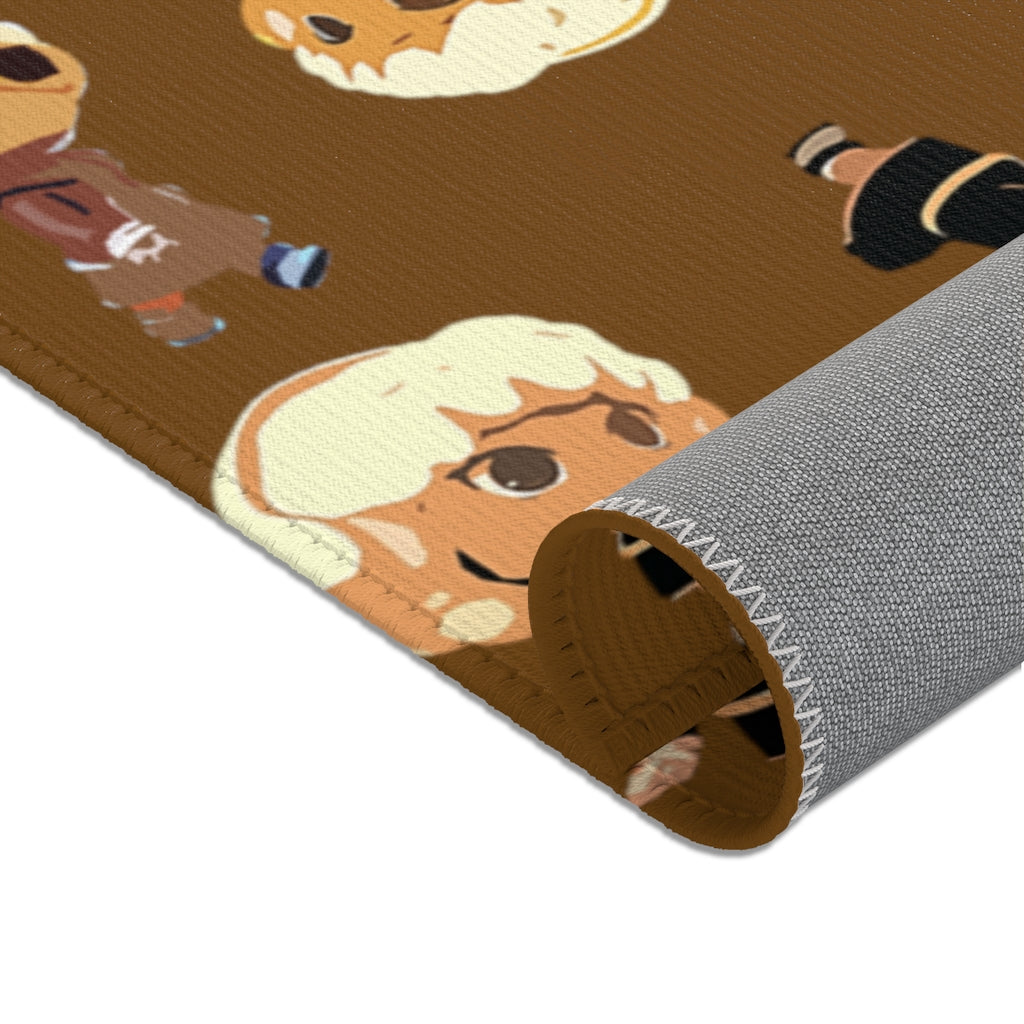 Cartoon Branded Area Rugs