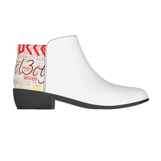 Mix Match Red Branded Women's Boots