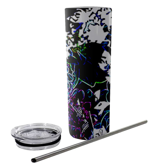 3cl3ctix Graphic Design Glitter Tumbler 20oz