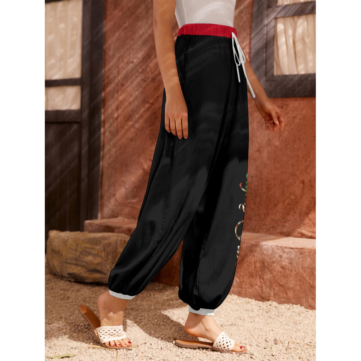 Graphic Blessed Women's Carrot Pants