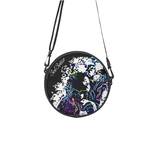 3cl3ctix Graphic Design Round Satchel Bags