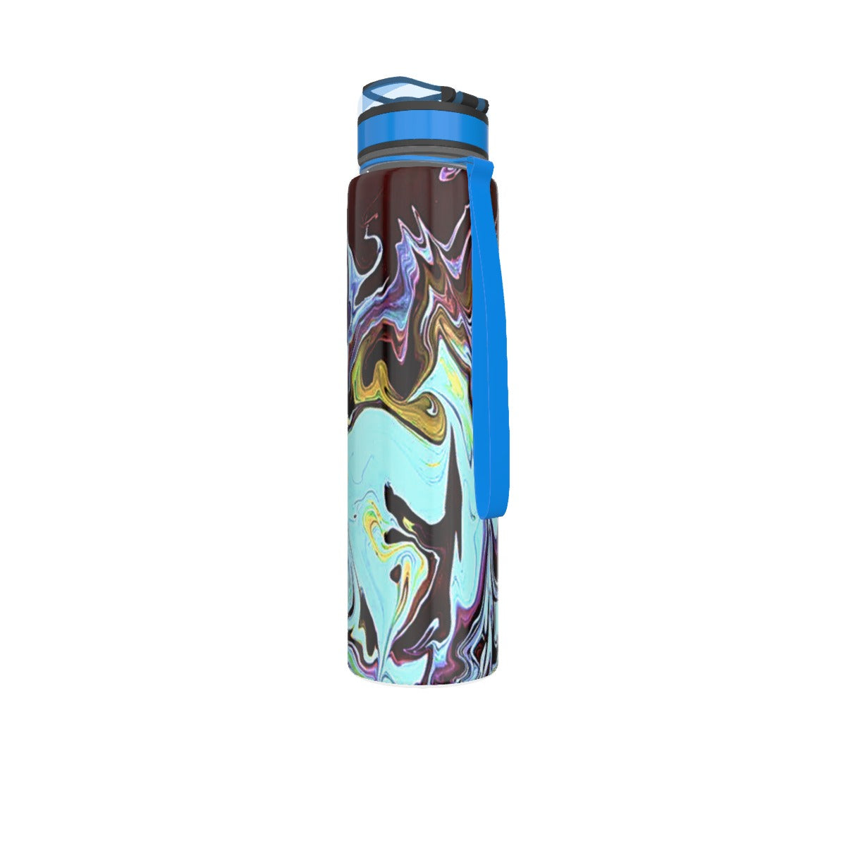 CDEJ Turquoise Marble Sport Water Bottle 32oz