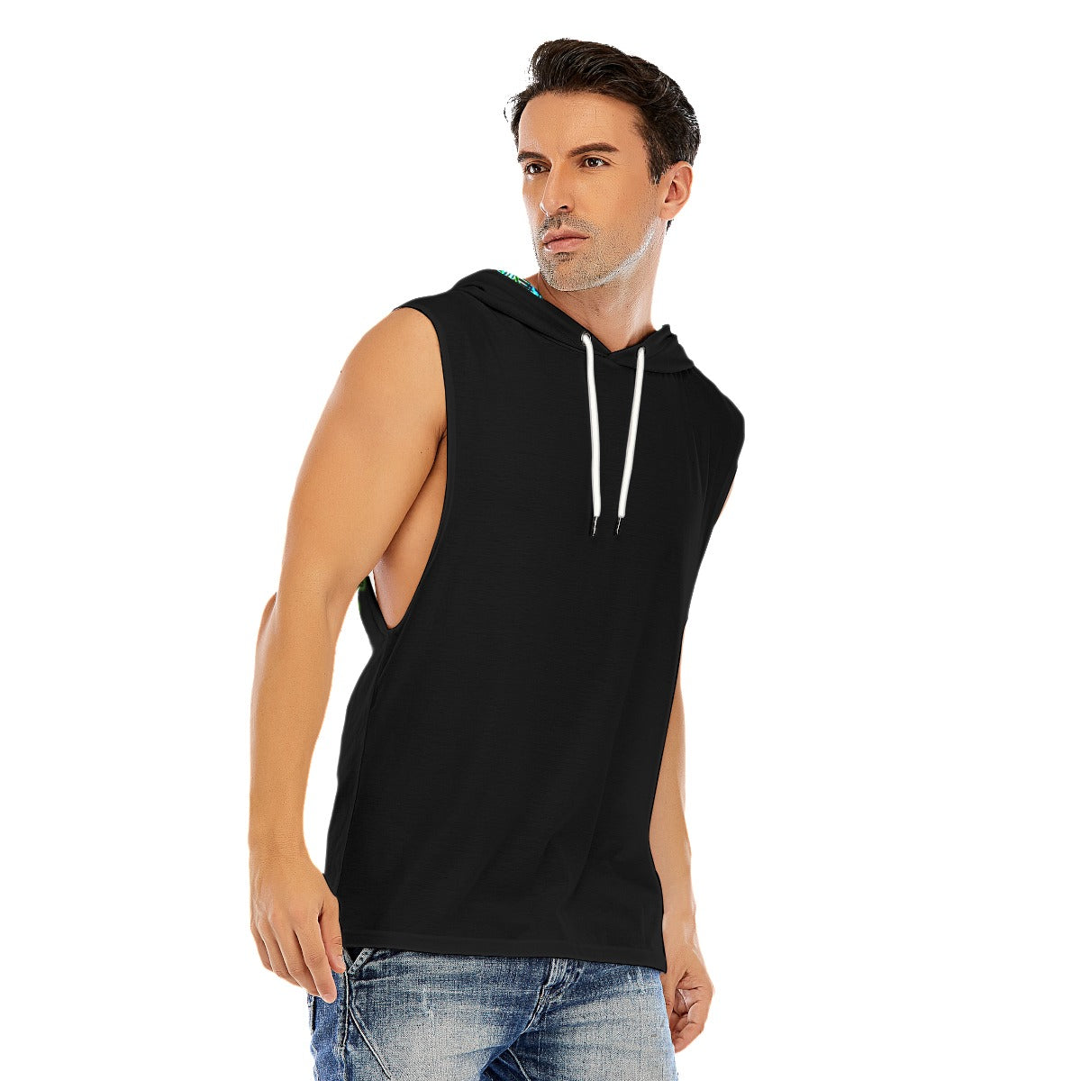 CDEJ Graphic Men’s Hooded Tank Top