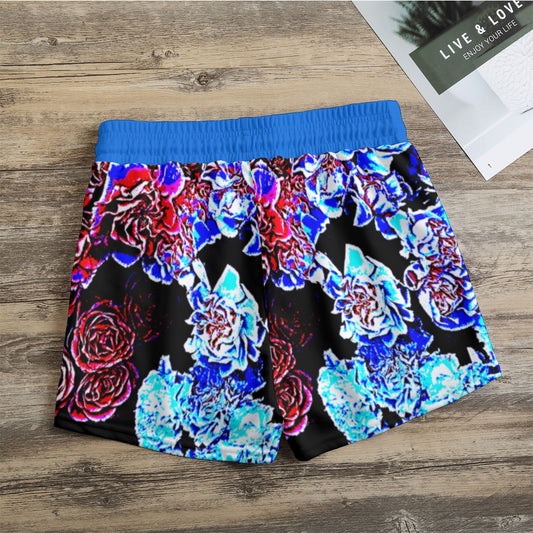 Dark Floral Women's Shorts