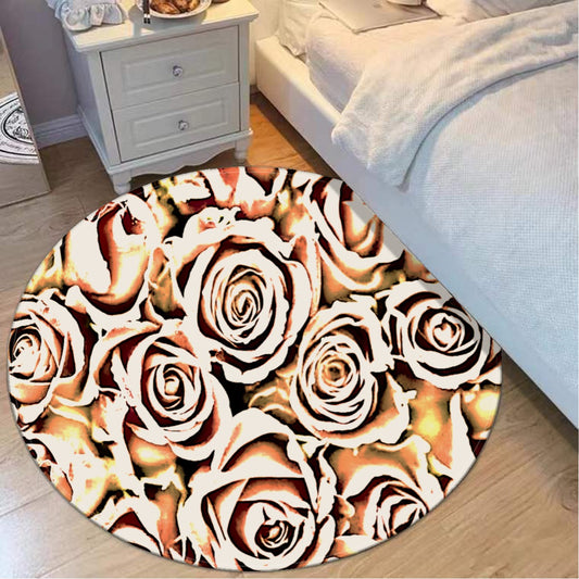 Yellow Rose Foldable round mat