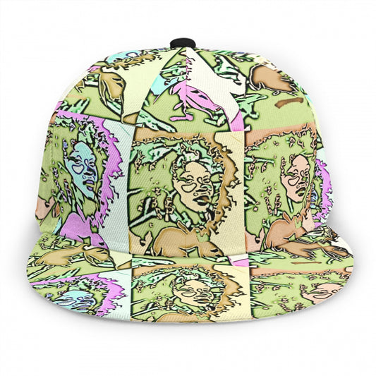 Afro Print Snapback