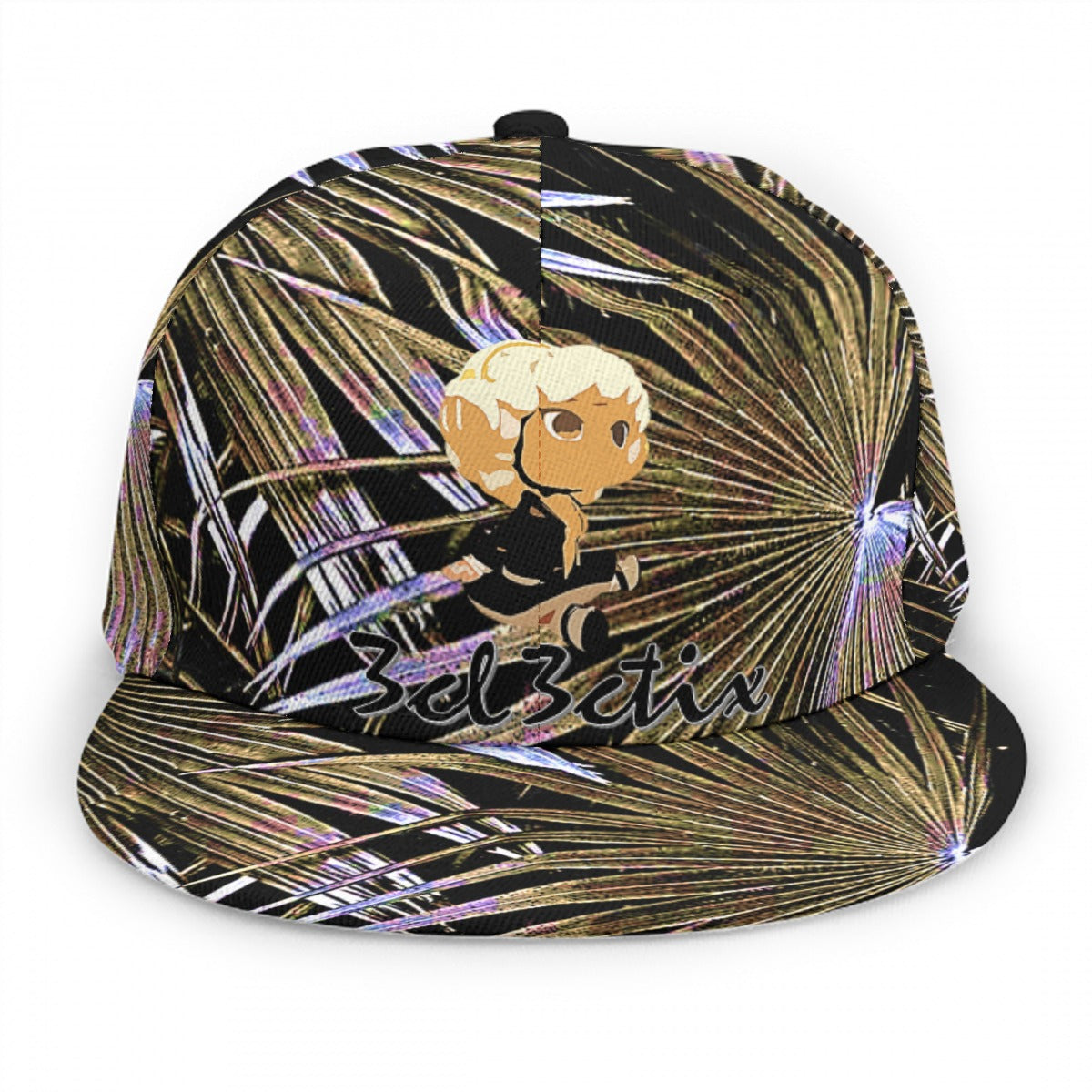 Branded Purple Floral Snapback