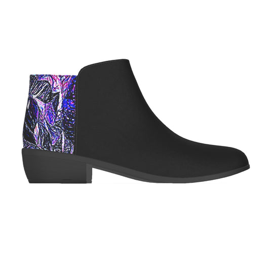 Purple Stencil Women's Boots