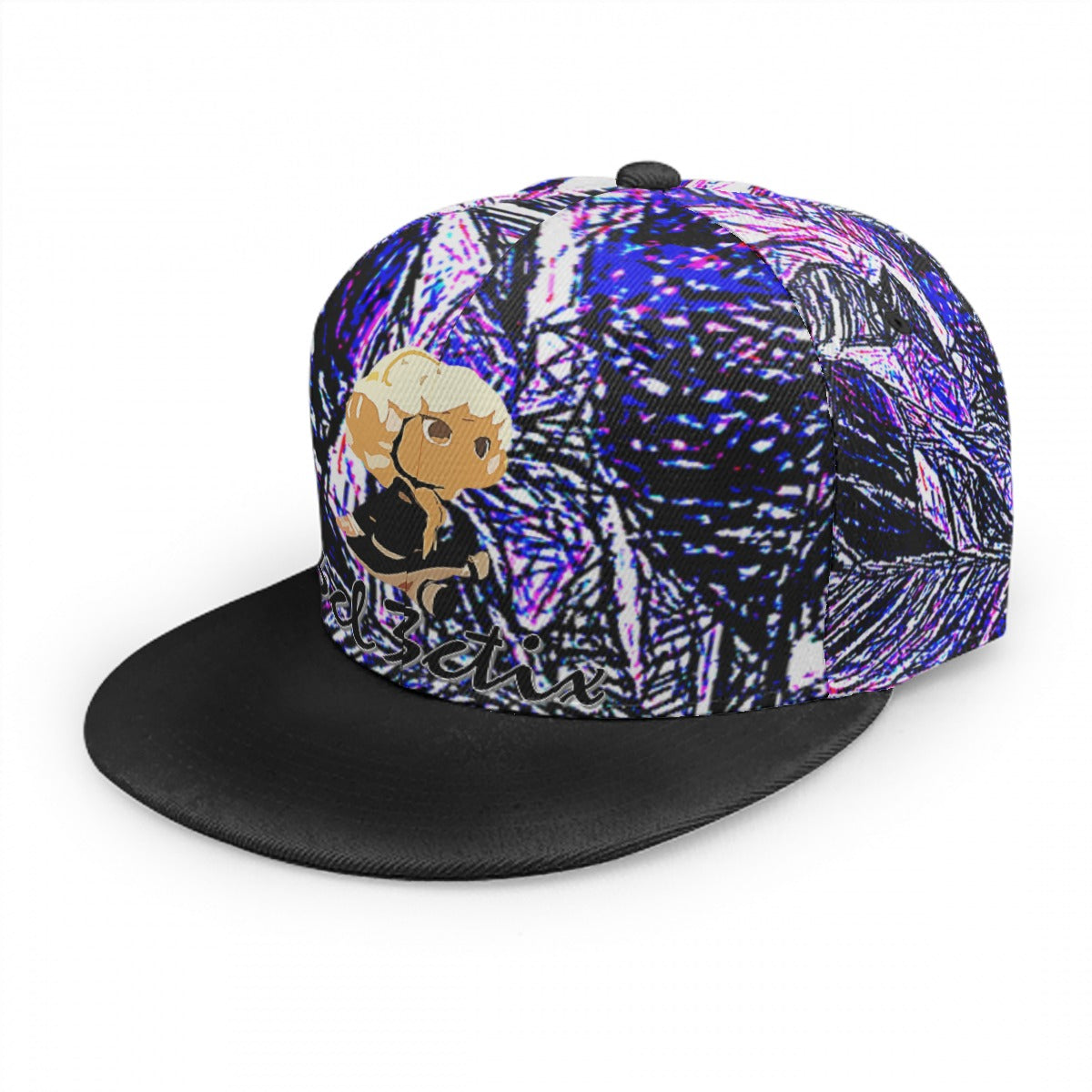 Branded Purple Stencil Snapback