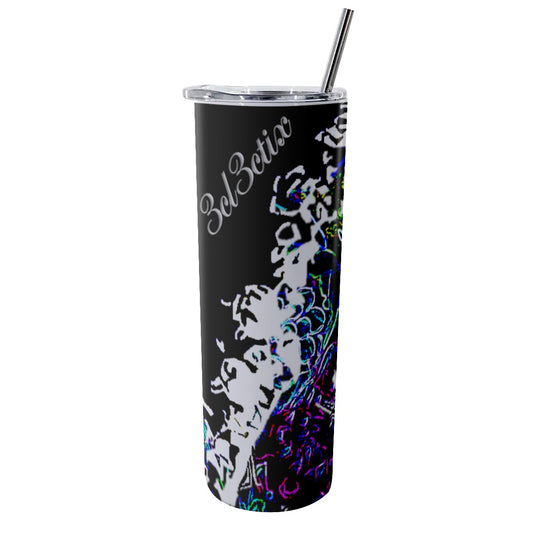 3cl3ctix Graphic Design Glitter Tumbler 20oz