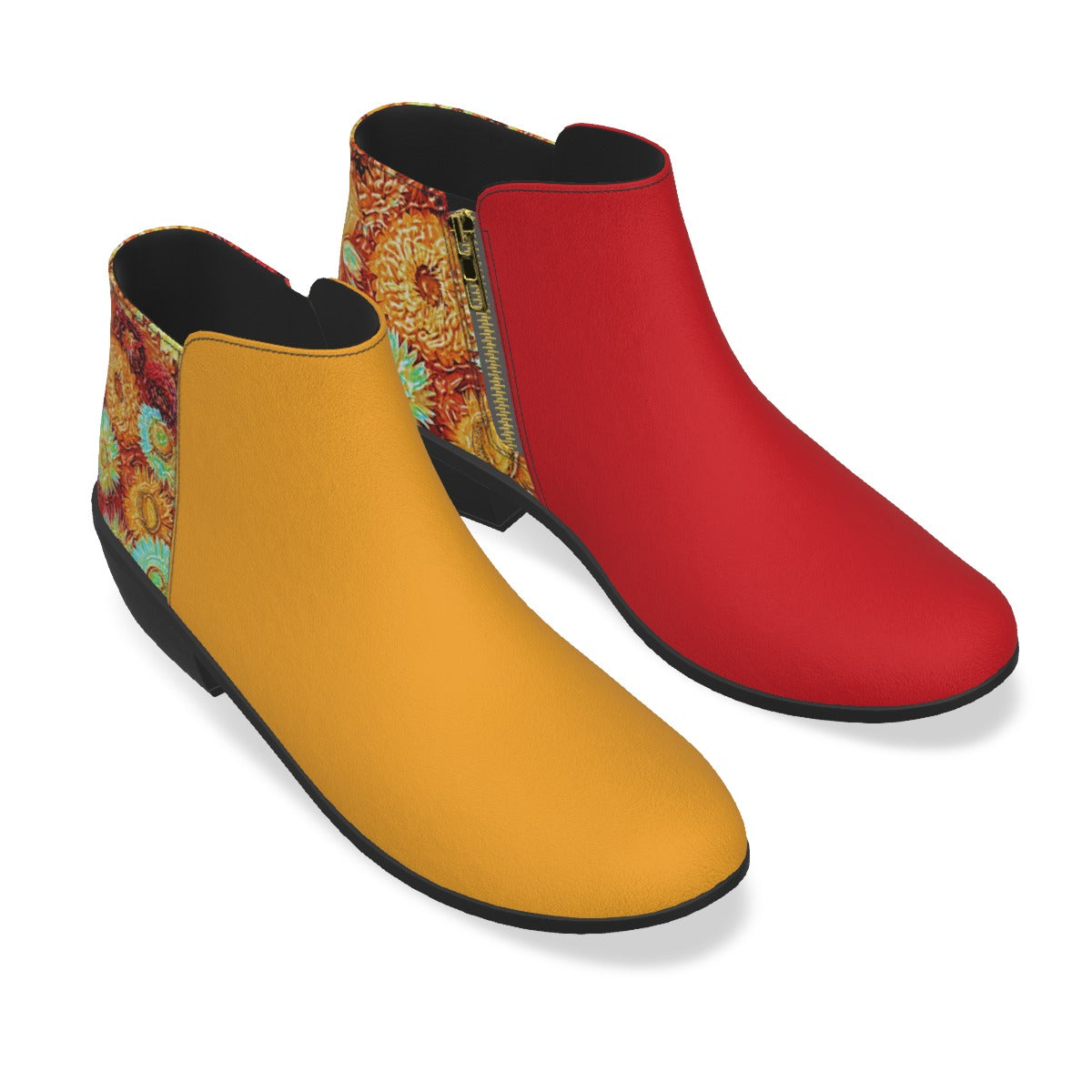 Mix Match Floral Women's Boots