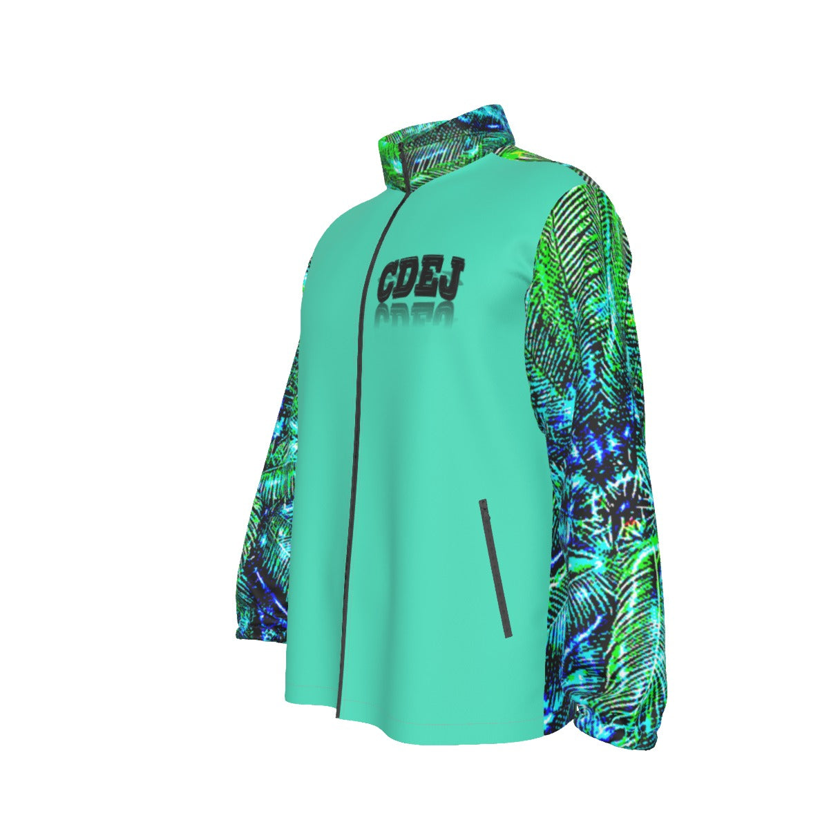 CDEJ OG Print Collar Zip-up Windproof Jacket