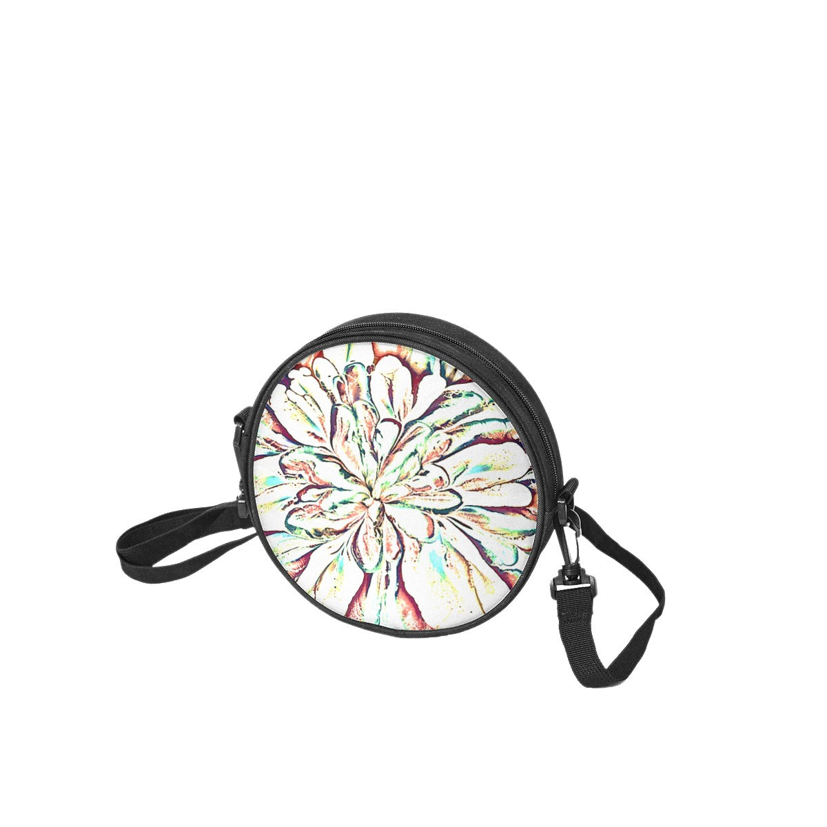 Psycho Print Round Satchel Bags