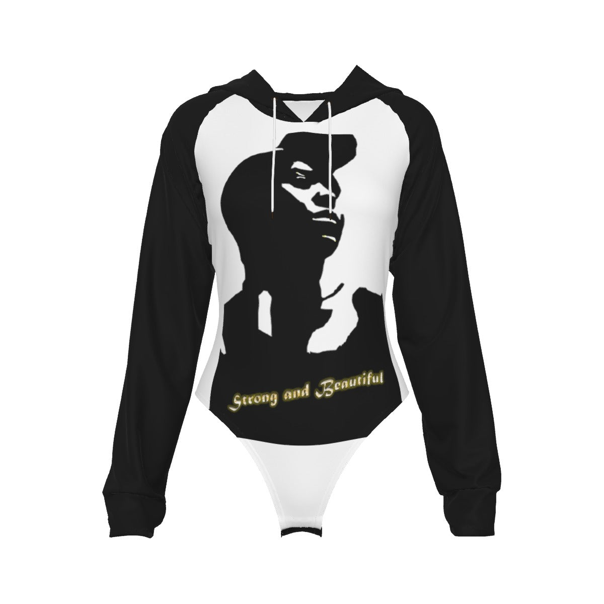 Graphic Strong Hooded Bodysuit