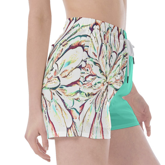 Psycho Print Wide Waistband Sport Shorts