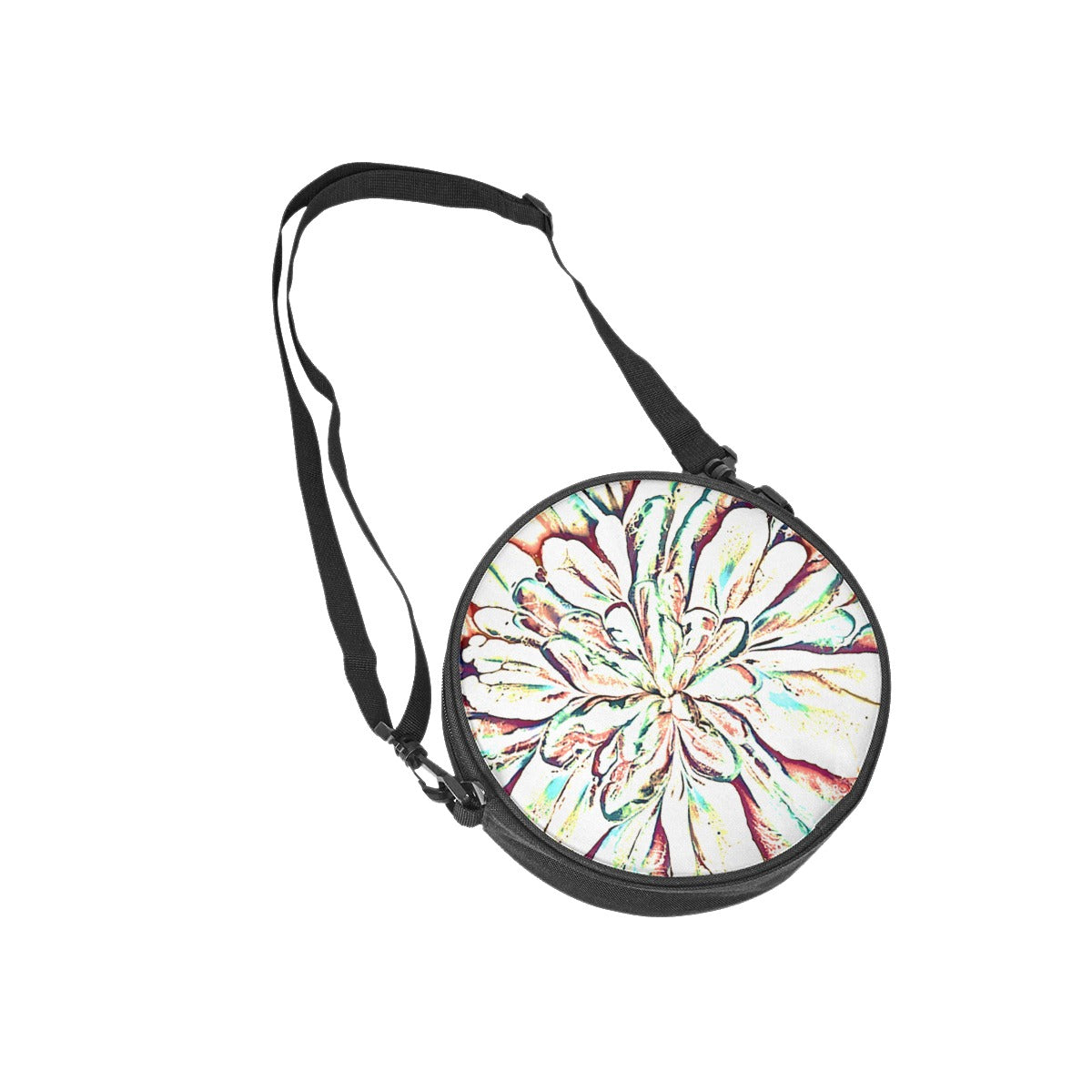 Psycho Print Round Satchel Bags