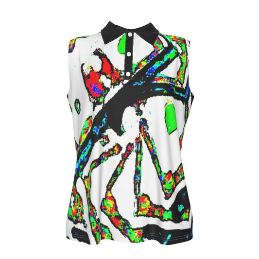 Painted Money Women's Sleeveless POLO Shirt