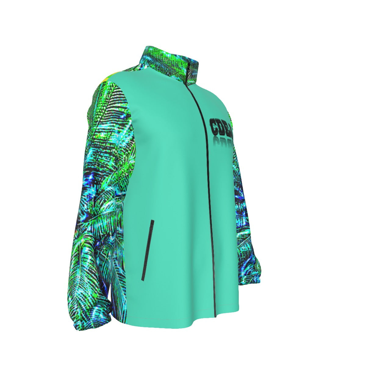 CDEJ OG Print Collar Zip-up Windproof Jacket