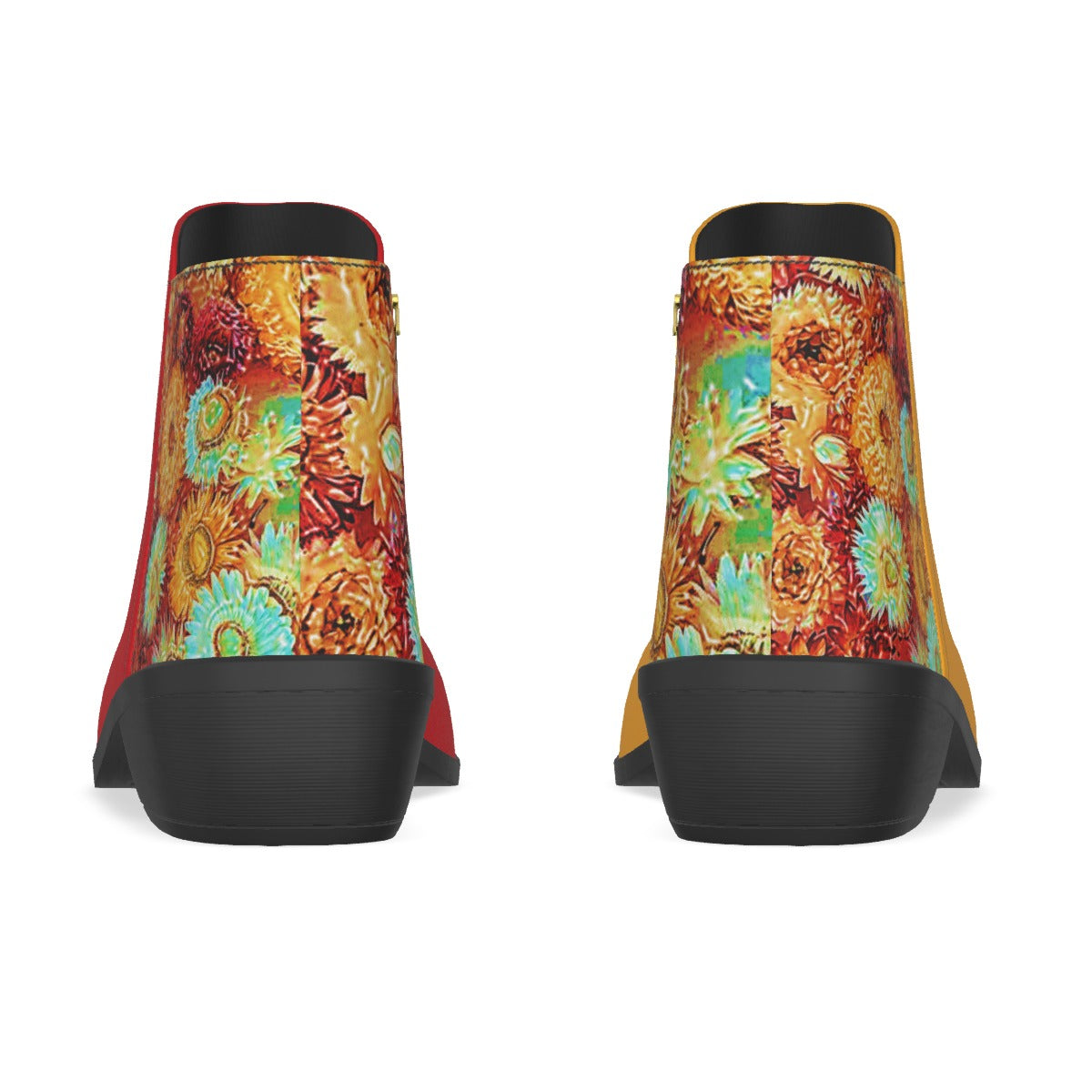 Mix Match Floral Women's Boots