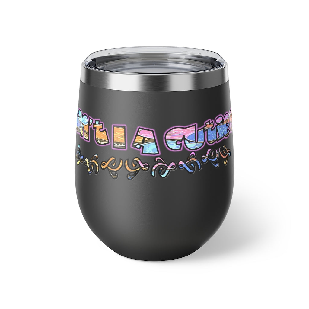 Graphic "Cutie" Copper Vacuum Insulated Cup, 12oz