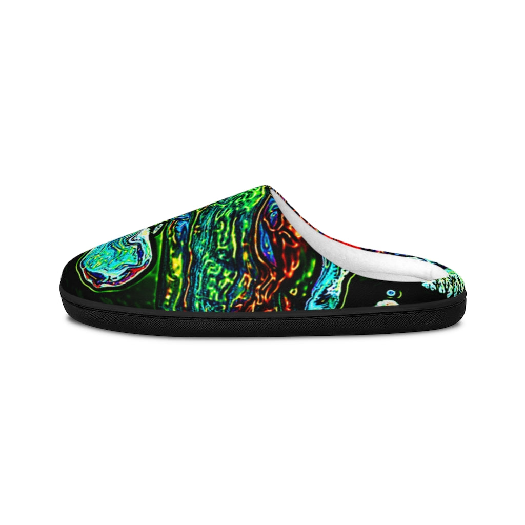 CDEJ Dark Green Marble Indoor Slippers