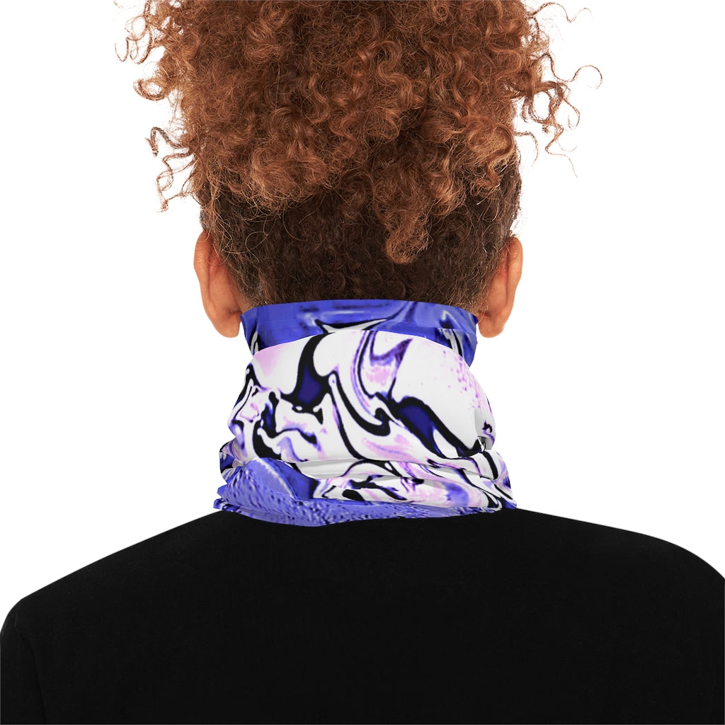 CDEJ Purple Marble Lightweight Neck Gaiter