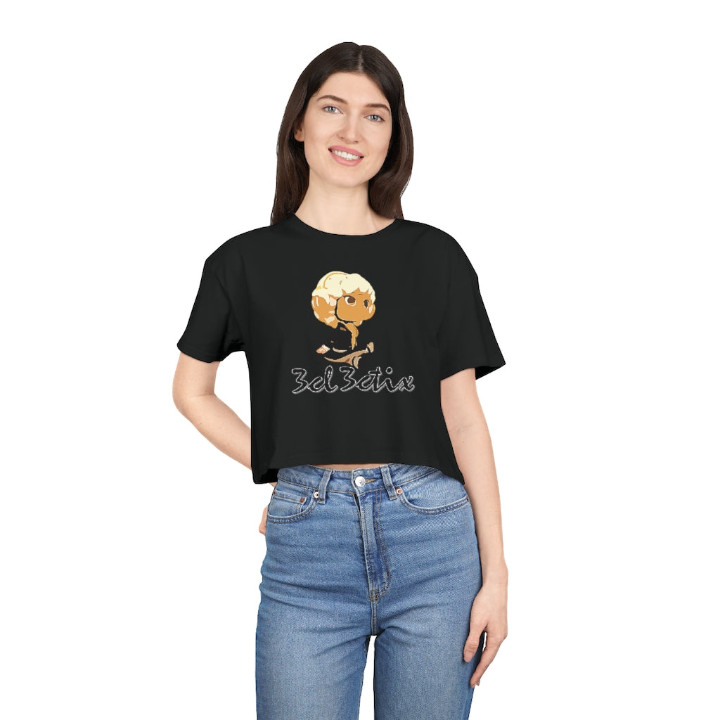 Branded Women's Crop Tee