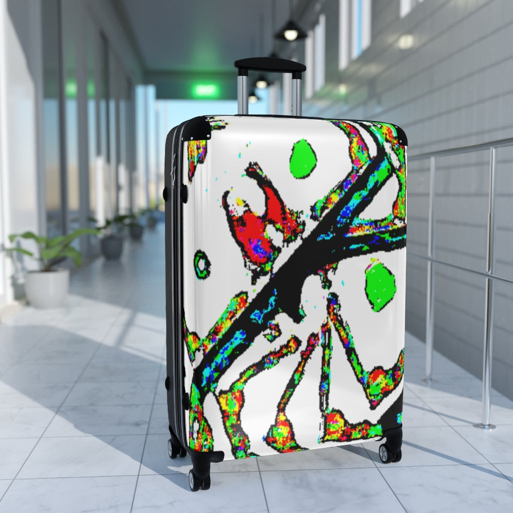 Painted Money Suitcases