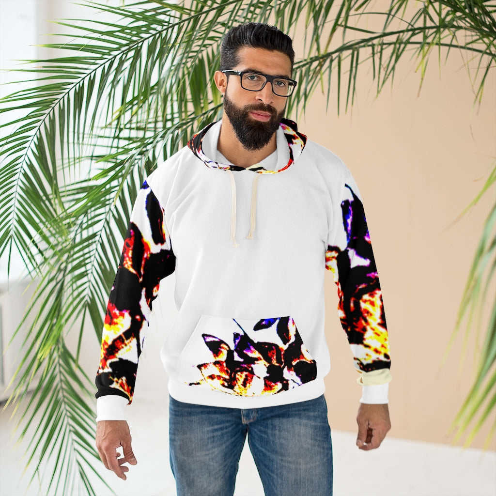 Floral Branded AOP Unisex Pullover Hoodie