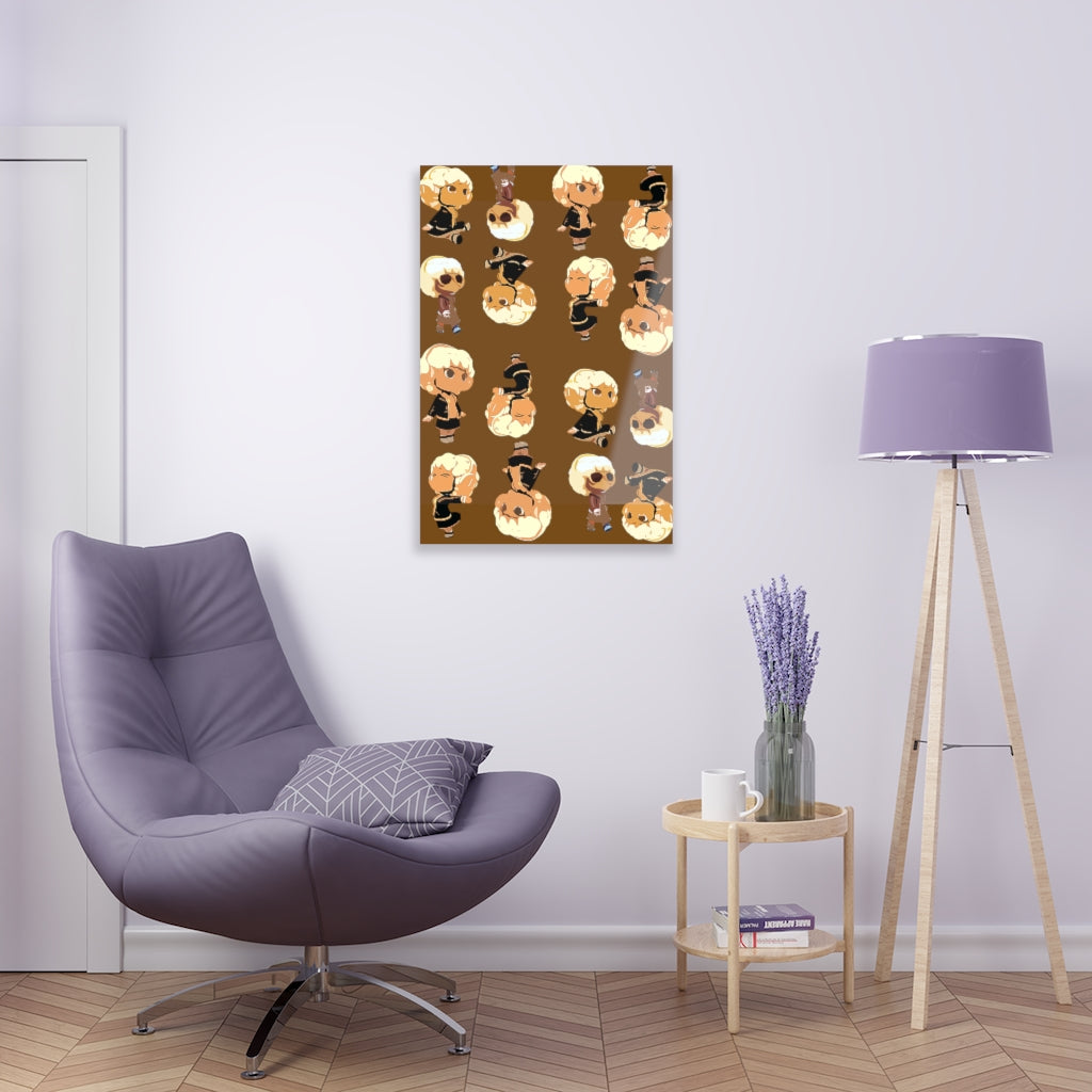 Brown Branded Acrylic Prints