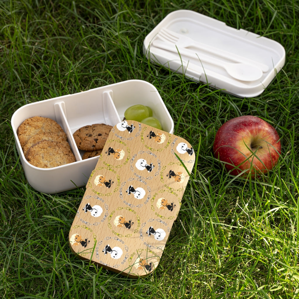 Logo Patterned Bento Lunch Box