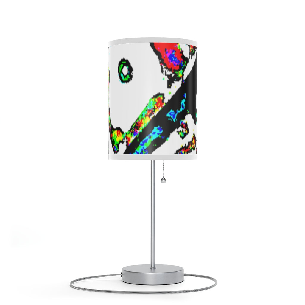 Painted Money Lamp on a Stand, US|CA plug