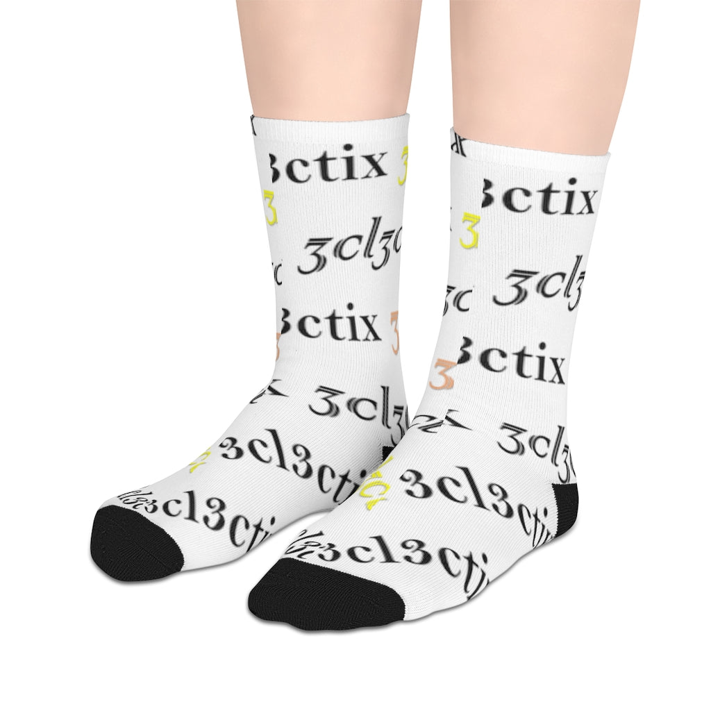 Branded Mid-length Socks