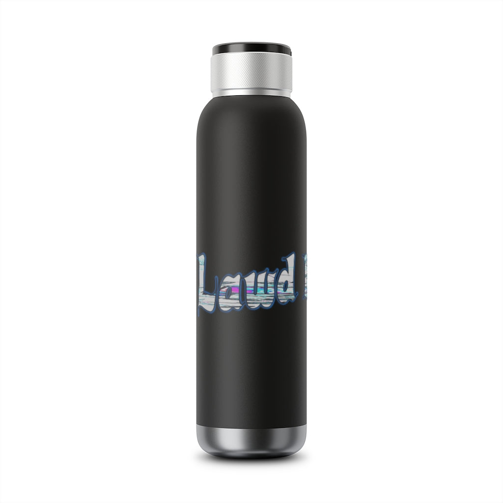 Graphic "Have Mercy" Soundwave Copper Vacuum Audio Bottle 22oz