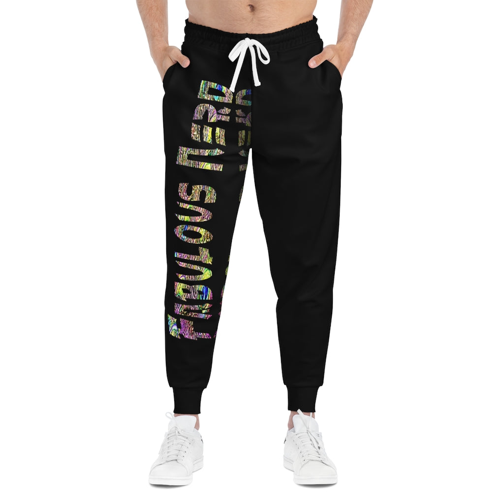 Graphic "Fabulous Nerd"  Athletic Joggers