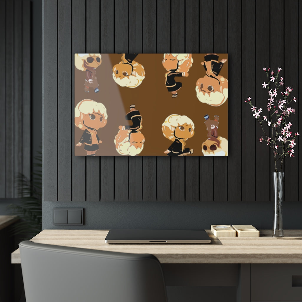 Brown Branded Acrylic Prints