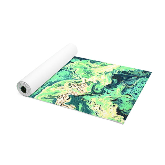 CDEJ Green Marble Foam Yoga Mat