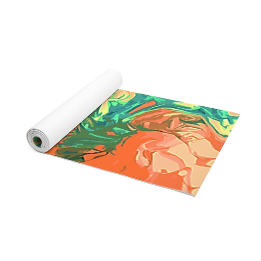 CDEJ Green Marble Foam Yoga Mat