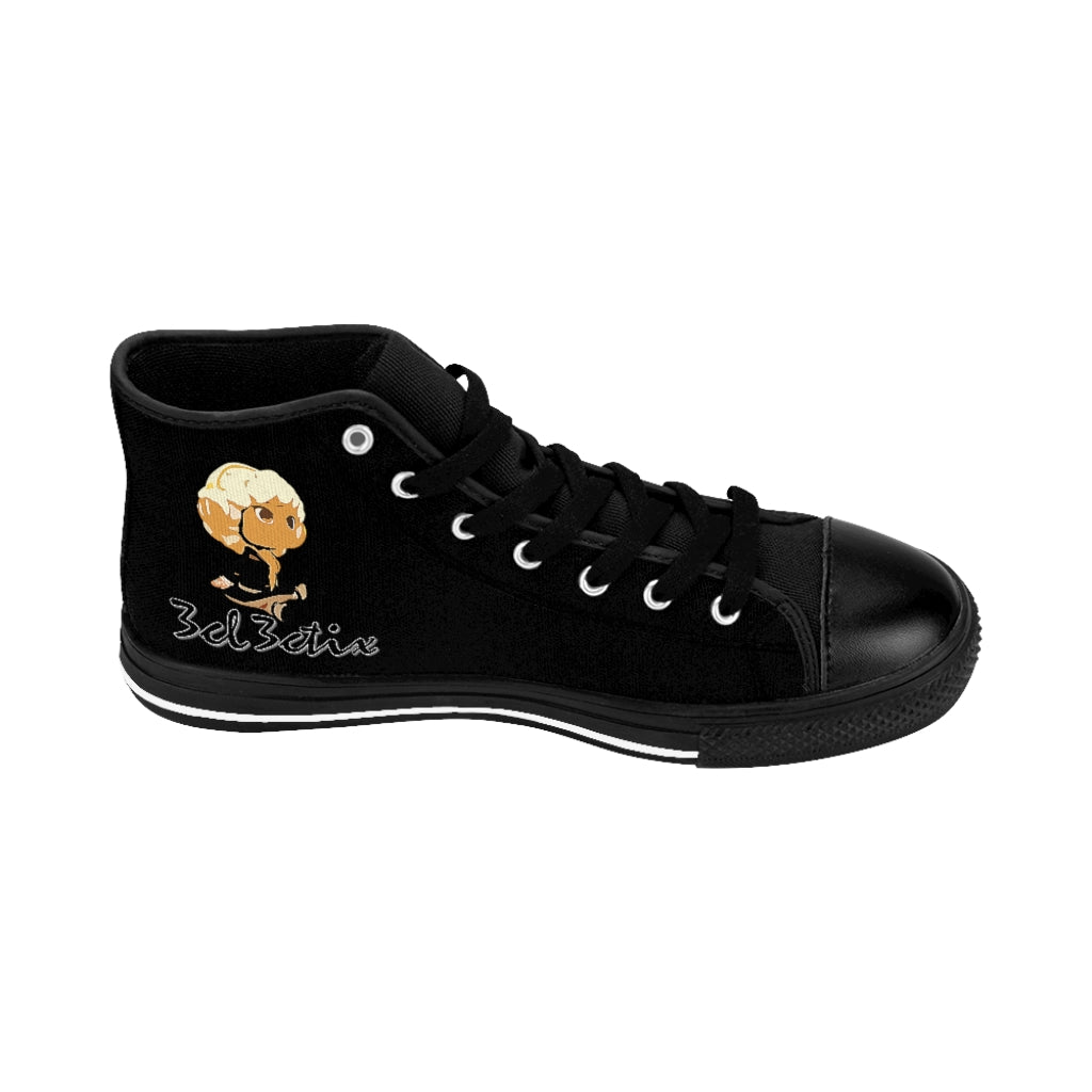 Branded Plad Women's High-top Sneakers