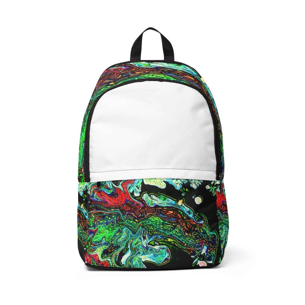 CDEJ Green Marble Unisex Fabric Backpack