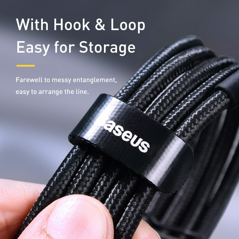 Baseus 100W USB Type C Cable For Macbook and Samsung