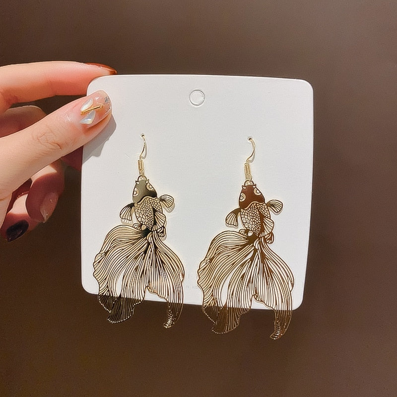 RANJUNXUN Koi Earrings