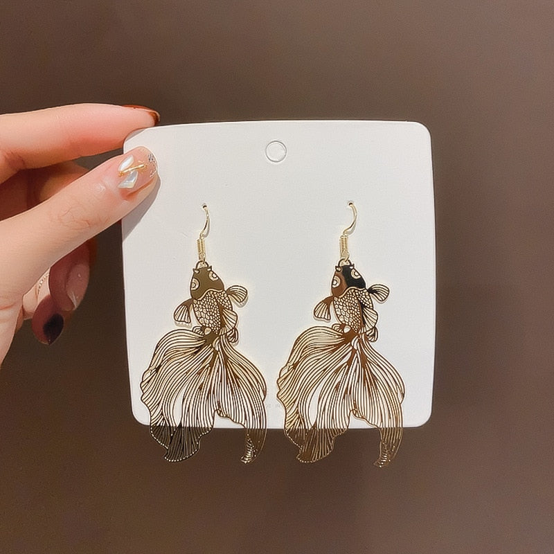 RANJUNXUN Koi Earrings