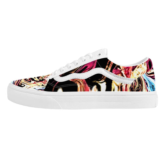 SF_F21 Low Top Flat Sneaker Marble