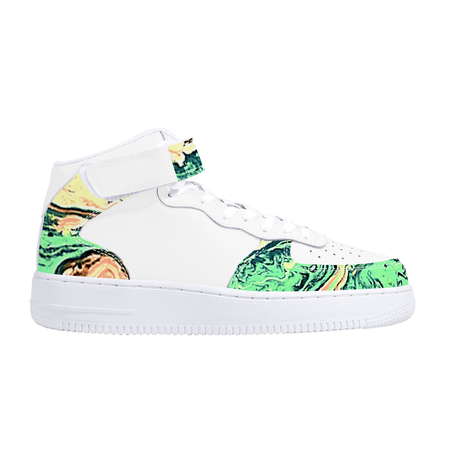 CDEJ Green Marble High Top Unisex Sneaker